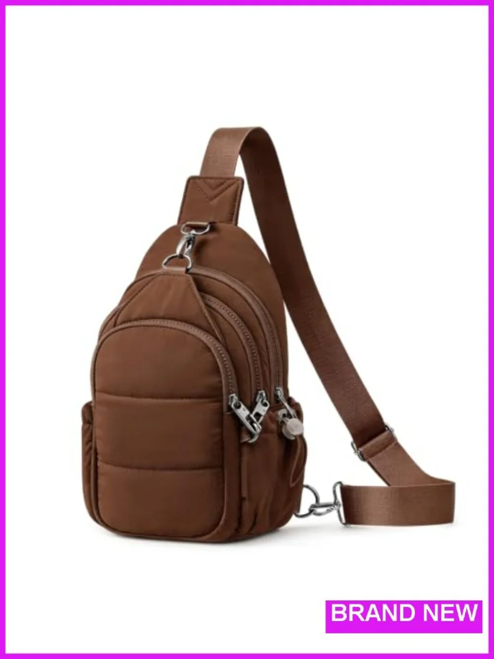 Anti-Theft Crossbody Bag Women Small Sling Travel RFID Blocking Quilted